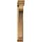 Ekena Millwork Legacy Traditional Rough Sawn Bracket w/ Offset Brace, Western Red Cedar, 6"W x 34"D x 40"H BKT0604X34X40LEC01RWR - alternate 2